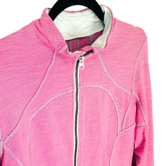 lululemon athletica Forme Jacket Cuffins In Wee Are From Space Neon Pink SZ 10 - Picture 10 of 14